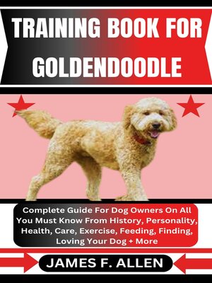 cover image of TRAINING BOOK FOR GOLDENDOODLE